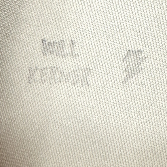 Patagonia Kids Capilene Silkweight Long Sleeve Shirt Medium 10 Cream Navy Retro - Picture 6 of 6